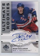 2007-08 Ultimate Collection Ultimate Rookies /399 Ryan Callahan #150 Auto hg6