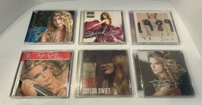 Taylor Swift Lot of 6 CDs 1989 Lover Fearless Manuscript Reputation Debut