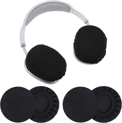 2 Pairs Washable Stretch Headphone Covers Reusable Ear Protectors Black