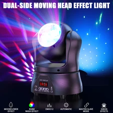 RGBW Kaleidoscope Moving Head Light Dual Head Design With Starlight For Party