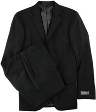 Hart Schaffner Marx Mens plaid Two Button Formal Suit