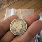 1899 Barber Quarter Silver Coin Lot of 2 Circulated US 25C Coins