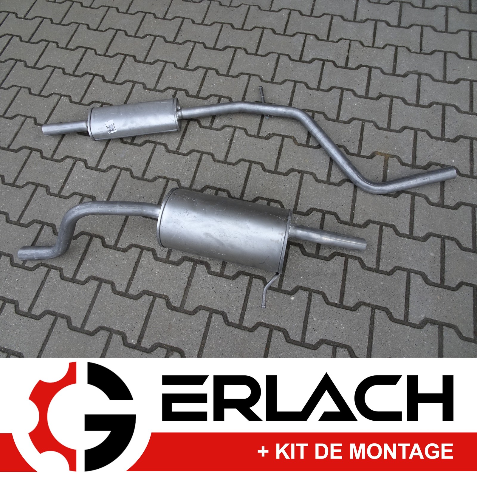 Echappement silencieux Dacia Lodgy 1.6 essence pot arriere de rechange 8478 mecanique