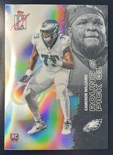 2025 Topps Signature Class Cameron Williams #203 Chrome Refractor Rookie Card RC. rookie card picture