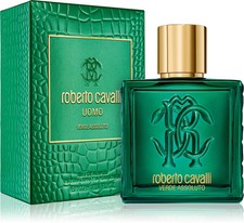 Roberto Cavalli Uomo Verde Assoluto 3.4 Oz 100 Ml Eau De Parfum