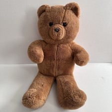 Vintage 1986 Dakin Brown Teddy Bear 21" Plush Fun Farm Stuffed Animal