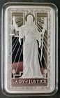 Pamp Suisse 10oz Silver Lady of Justice Bar in a Capsule