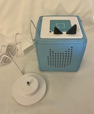Tonies Toniebox Audio Box Player Light Blue Charger Story Book Reader