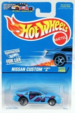 Hot Wheels Nissan Custom Z 1997 Model Series - 18552 NRFP Light Blue 1:64