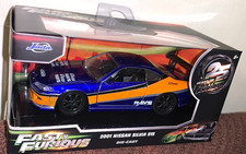 JADA 2026 1/32 DIE-CAST 25 YEARS OF FAST  FURIOUS 2001 NISSAN SILVIA S15 NEW 