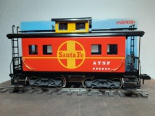 Märklin Maxi Spur1 54861 4-achsiger US-Güterzugbegleitwagen "Santa Fe" mit OVP 