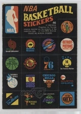 1971-72 Topps Trios Stickers NBA Team Logos #46