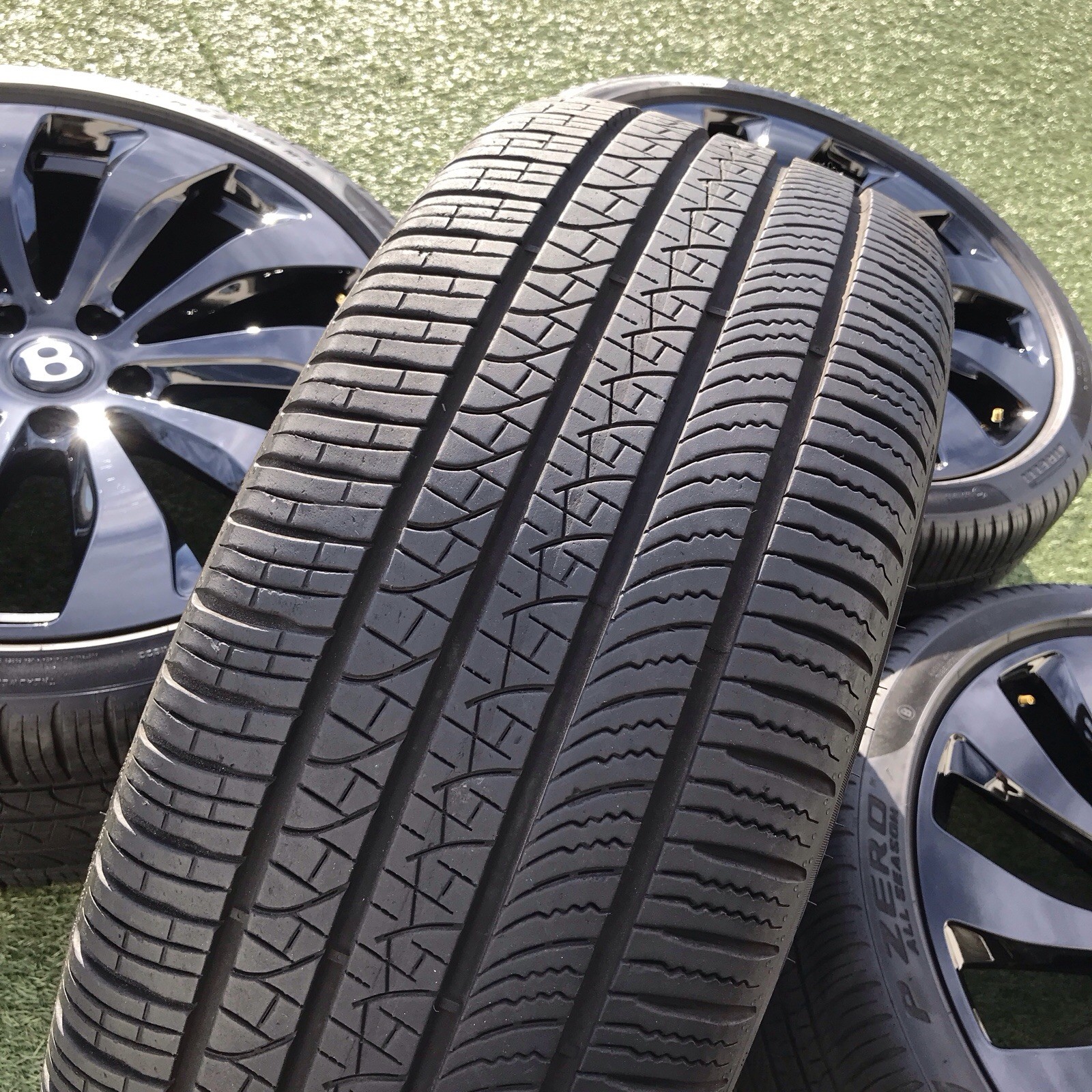 22 BENTLEY GT BLACK GENUINE FORGED SET GTC FLYING SPUR 3SE601025AB