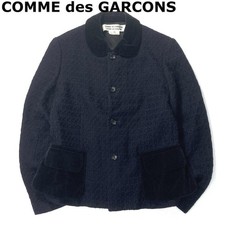 Comme Des Garcons Ad2008 Jacket Round Collar Velor Women Size JP-M Japan