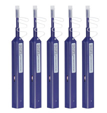 LC Fiber Cleaner Pen - 5 Pack - 1.25Mm LC Fiber Optic Cleaning Pen with Dual Act