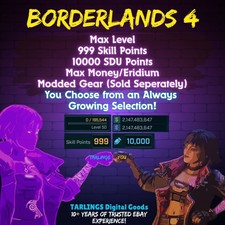 Borderlands 4   INSTANT 999 Skills, SDU, Leve...