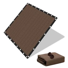  90% Shade Cloth Sun Shade Fabric for Patio Garden Pergola Shade 10X14 FT Mocha