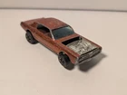 Vintage Orange 1968 Mattel Hot Wheels Custom Cougar Redlines HK Project Car