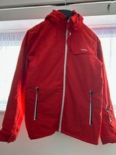 Wed'Ze (Decathlon) Ski Coat, Orange, Hooded, Unisex, Medium, UK12-14