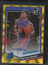 Marcus Sasser 2023-24 Donruss GOLD Auto Autograph Detroit Pistons 3/10