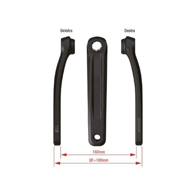 Paar Pedale Ebike CK-320/IS Für Bosch Gen4 Länge 160mm 421579609 FSA Bi
