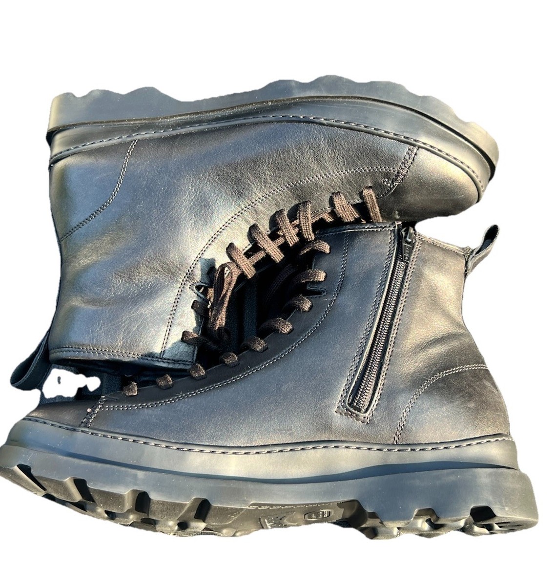 Camper Brutus Trek Boots Sz 13 Eu44 Black Gore-Tex