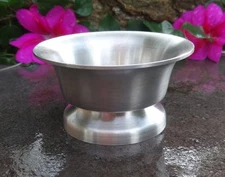 Handcrafted Pewter Pedestal Open Salt Dip, Cellar, Dish!