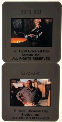 THEY LIVE RODDY PIPER KEITH DAVID LOT OF 2 ORIG Color Slides A840