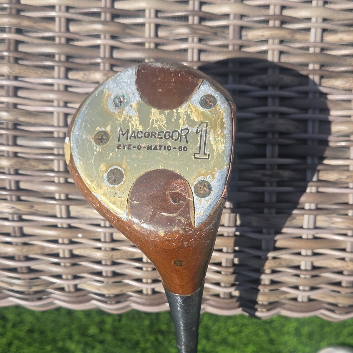 MacGregor Eye-O-Matic 60 Vintage Driver Steel Shaft Wood Golf Club