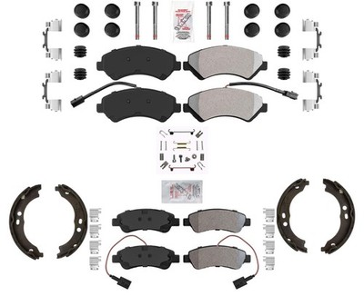 Fleet Duty Compound Disc Brake Pads Parking Shoes For Ram Promaster 2014-2021