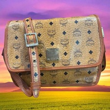 MCM Made In Germany, Authentic Large VISETOS Messenger bag