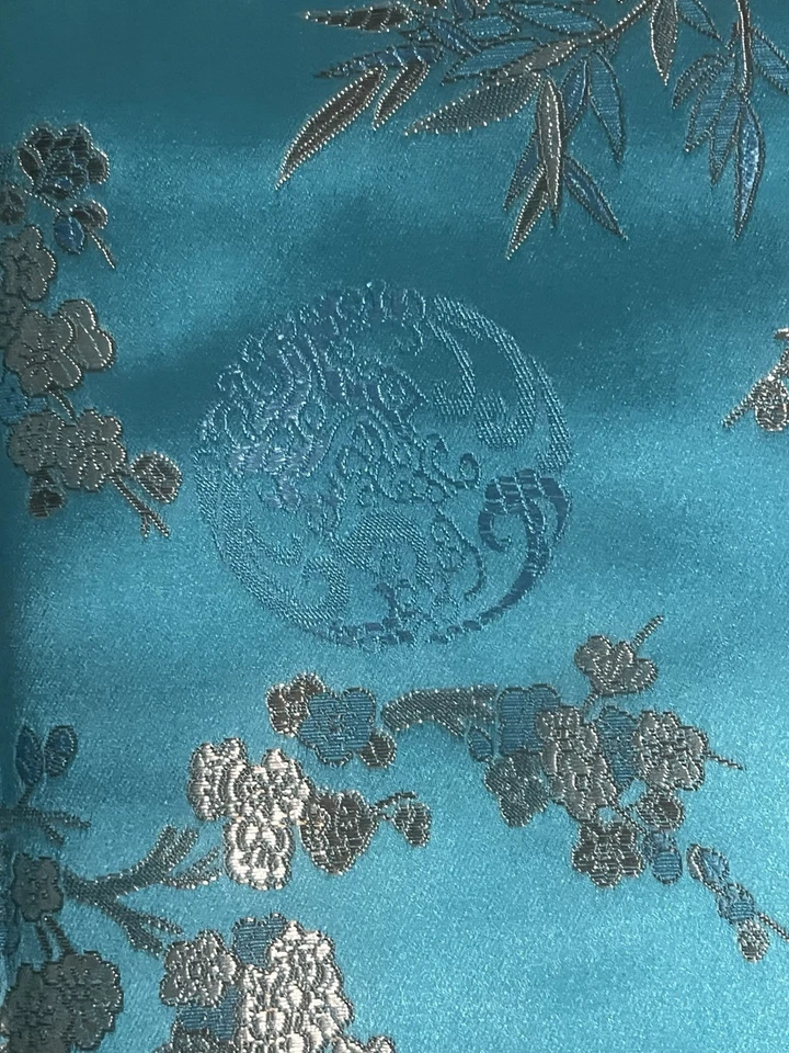 genuine Silk fabric 5.5 yards 46 inch width  - Image 3 of 4