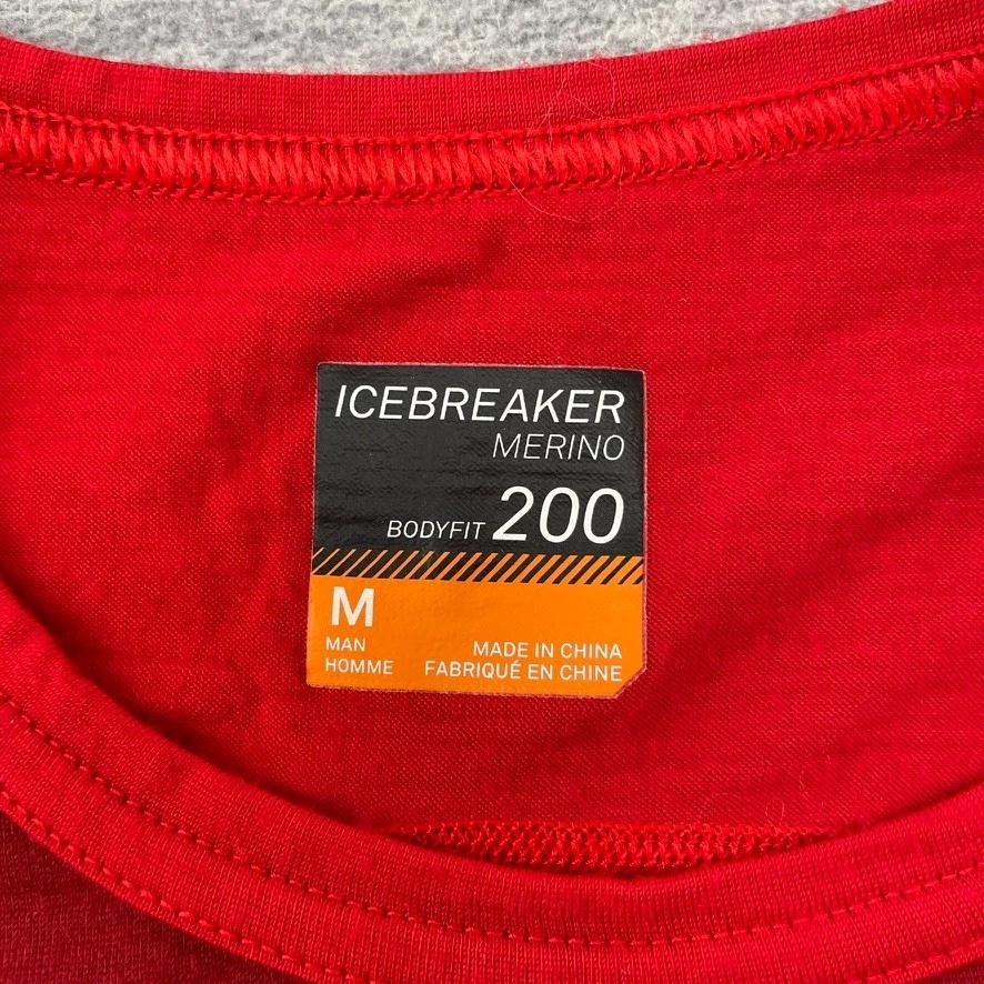 Camisa Térmica Rompehielos Hombres M Roja Oasis Manga Larga Crew Summit Capa Base DEFECTUOSA Foto 3 de 4