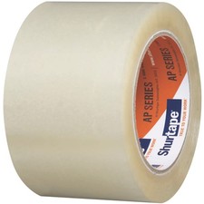 Shurtape Grade Packaging Tape: 3 in. 72mm actual x 110 yds. Clear