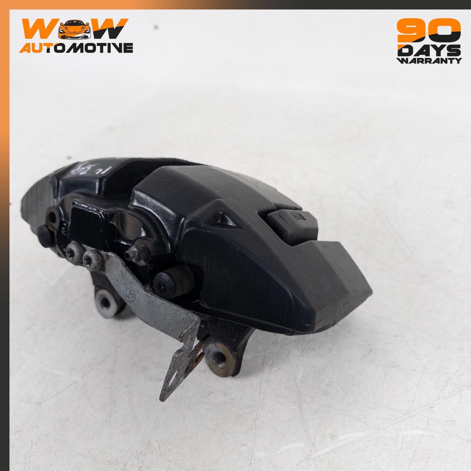 06-19 BENTLEY FLYING SPUR FRONT LEFT DRIVER SIDE BRAKE CALIPER BLACK OEM