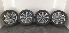 KIA STONIC 2018 17 INCH ALLOY WHEELS AND TYRES SET X4 PART WORN TYRES 52910H8500
