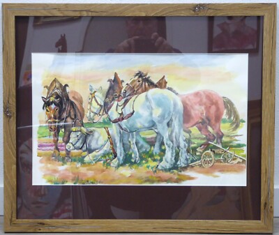 Walter Maria Hendrick #4 (32x52cm) ''Pferde''