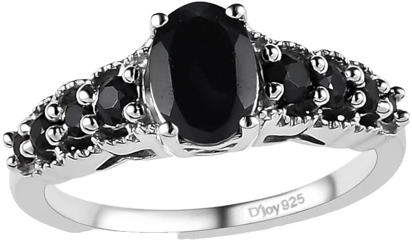 Anillos de Moda Negro Spinner