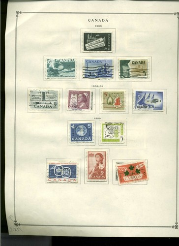Collection, Canada Part C Scott Pages, 1934/1967, Cat $66, Mint & Used - 第 9/13 張圖片