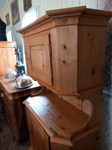 Weichholz Küchenschrank Buffet Brotschrank restauriert um 1860 1880 - Bild 8 von 10