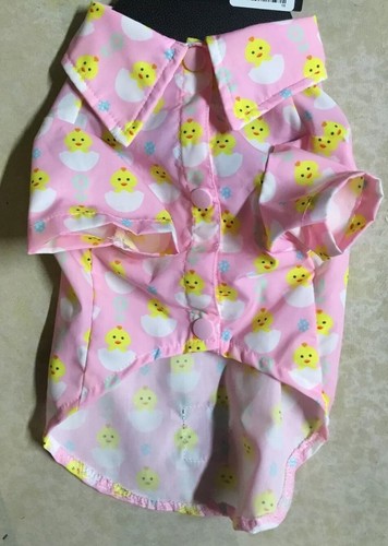 FUZZYARD - Fuzz Yard - Easter Chicks Camisa Rosa Cachorro/Perro Talla 5 XLARGE Nueva con Etiquetas - Imagen 2 de 2