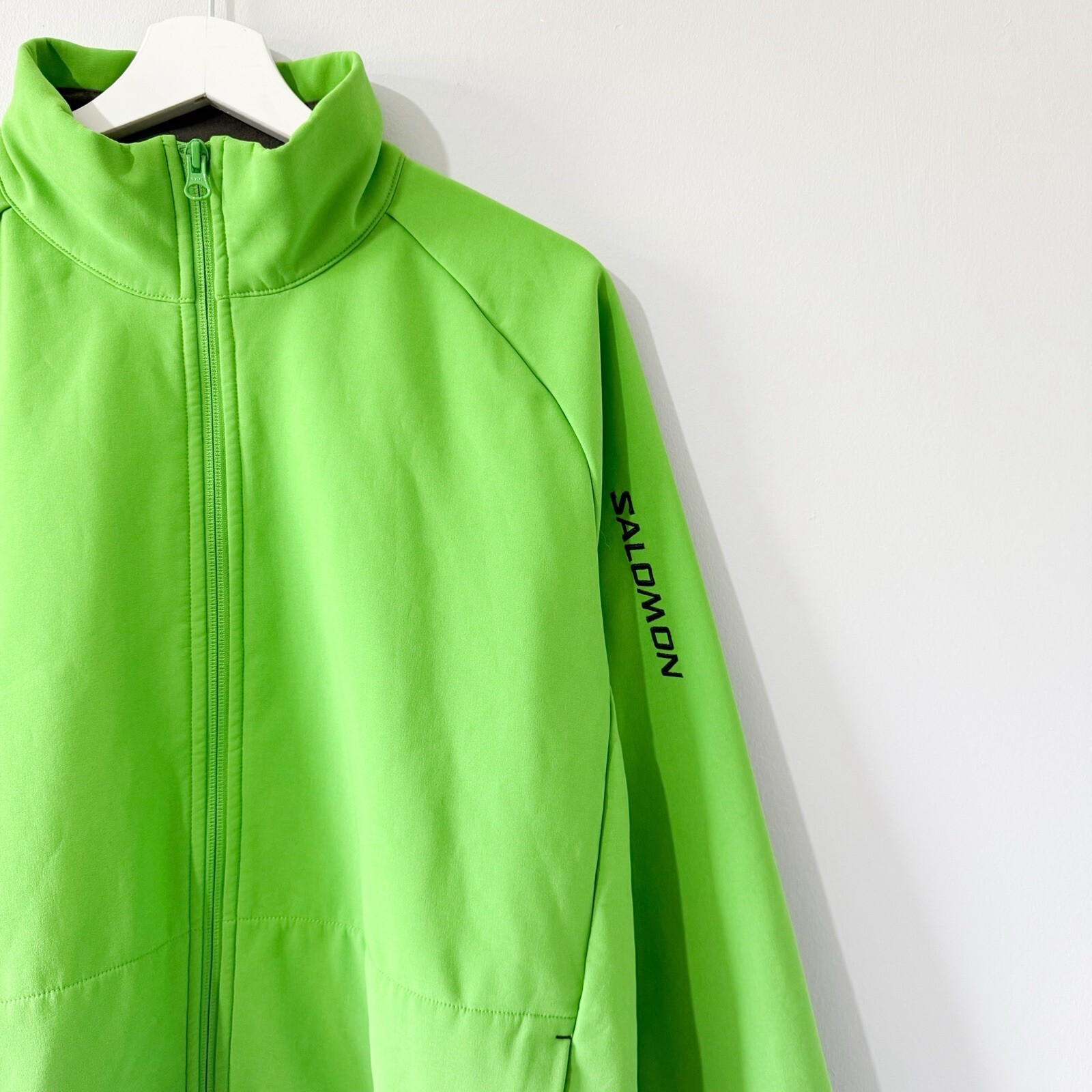 Giacca Uomo Salomon Climapro Verde Sci Outdoor Taglia Large