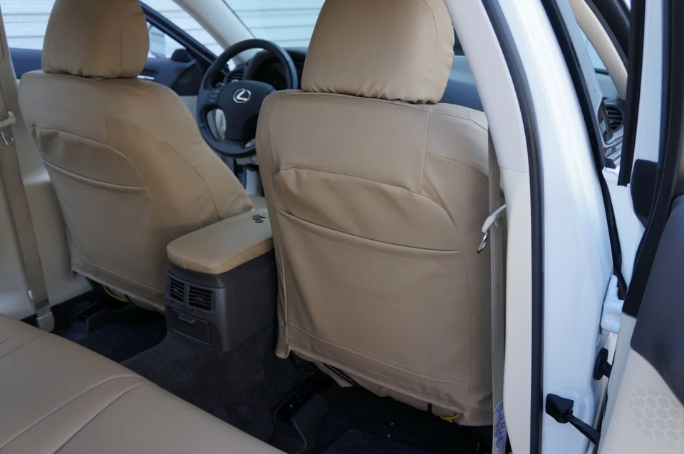 FUNDAS DE ASIENTO PARA LEXUS CT200H 2011-2017 IGGEE S. CUERO AJUSTE PERSONALIZADO 13 COLORES Foto 3 de 4