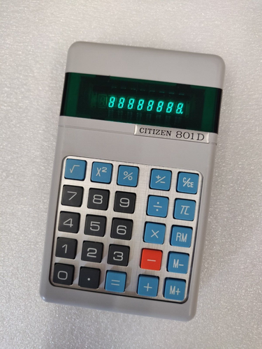 Vintage Citizen 801D calculator - Afbeelding 3 van 17