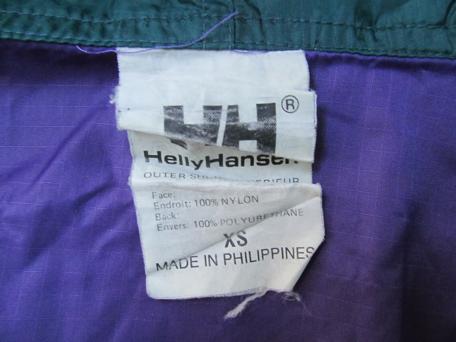 Helly Hansen Outer Shell Windbreaker Size XS Fits… - image 9