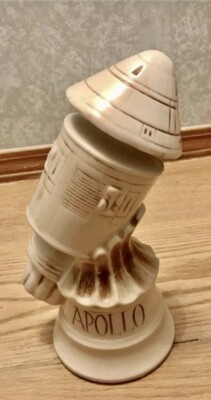 COLLECTIBLE EMPTY DECANTER SPACESHIP ''APOLLO'' RARE