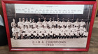 1950 Stanford Cardinal Baseball NCAA Vintage Roster Photo CIBA Champions 38 x 22