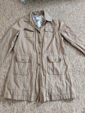 Women's Longsleeves Coat " Franca Luca", Size Uk 18, Coloure Khaki.