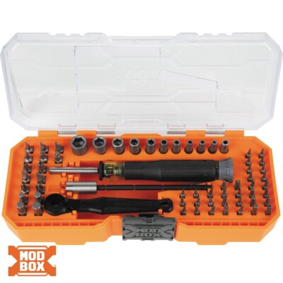 Klein Tools 32787 Precision Ratchet and Driver System, 64-Piece | eBay