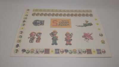 Merchandise Giveaway Promo Nintendo Super Mario Maker 2 Tattoos Body Stickers